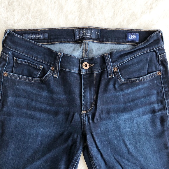 SOLD Lucky Brand | Dark Wash Charlie Skinny Jeans - Picture 4 of 8